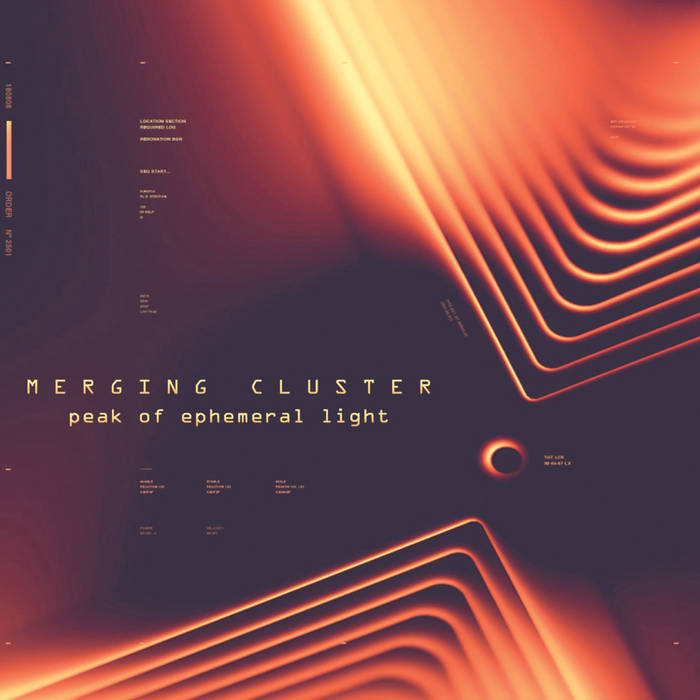 Peak of ephemeral light - MERGING CLUSTER